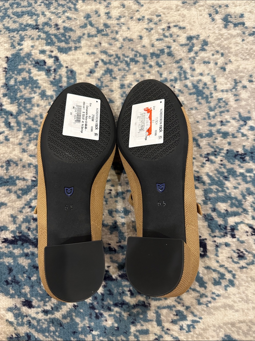 NWT Rothy's Mary Jane Heel in Wren Cap Toe - Picture 3 of 6